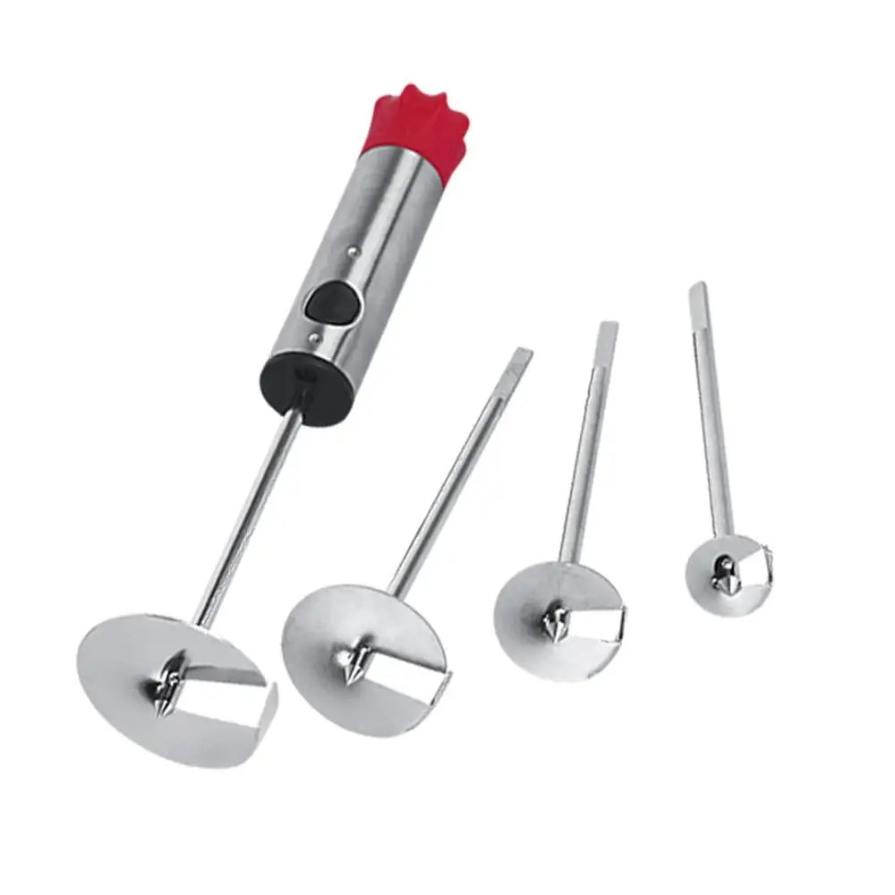 4pcs Replaceable Head Vegetable Spiral Cutter Vege Drill Spiralizer Digging Device Corer Device Corer For Stuffed Vegetables