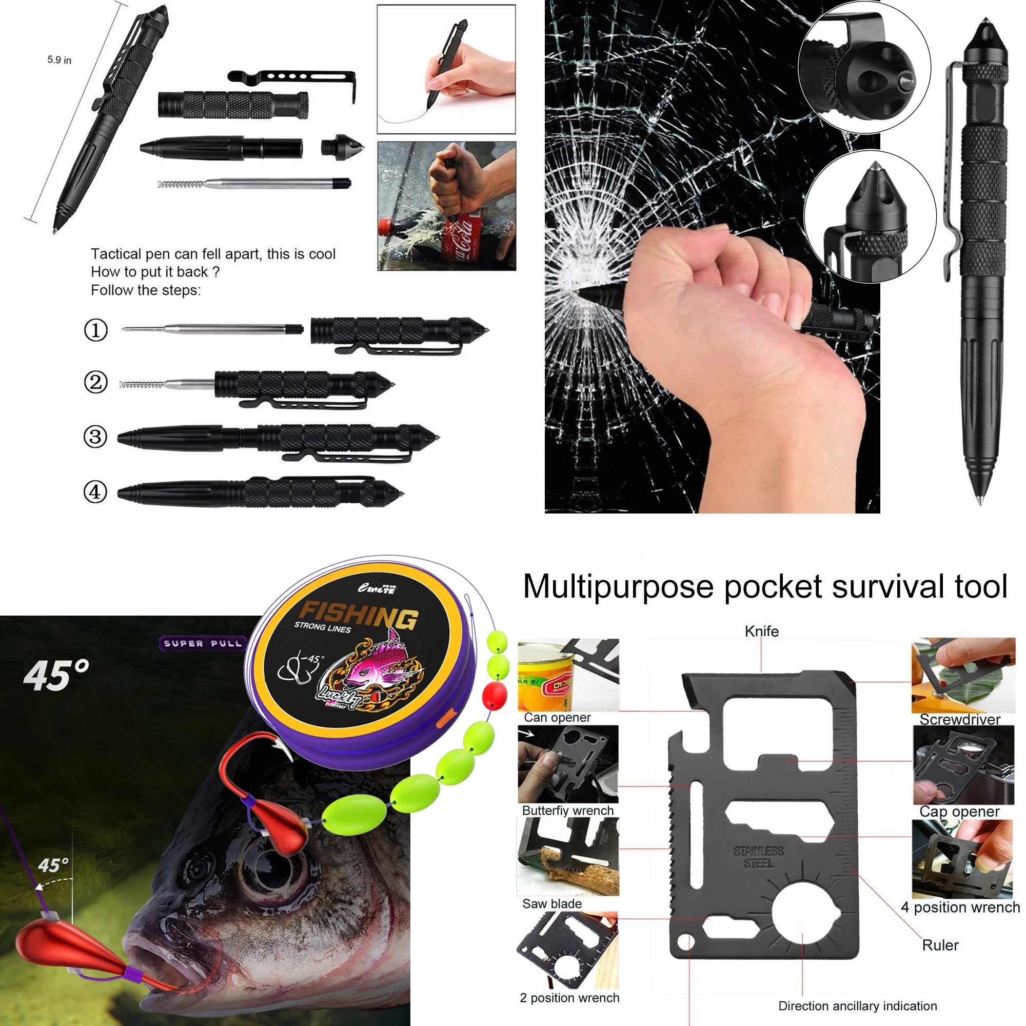 Survival First Aid Kit Survival Full Set Molle Outdoor Gear Emergency Kits Trauma Bag Camping Hiking IFAK Adventures EDC