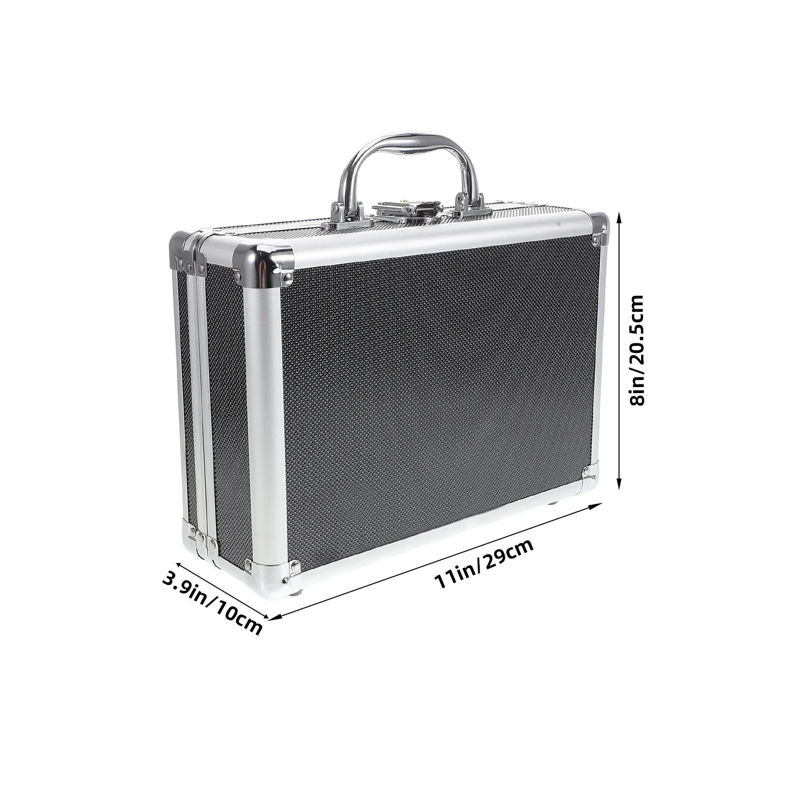 Aluminum Alloy Toolbox Portable Heavy Duty Multi Functional Tool Storage Case for Home Workshop DIY Organization Large Capacity