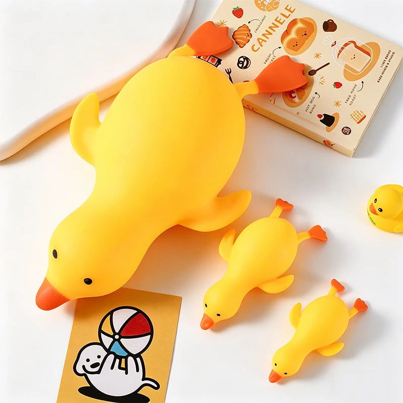 Antistress Duck Squishy Fidgets Toys Cute Animals Duck Slow-rebound Squeeze Toy Decompression Stretch Toys for Friends Best Gift