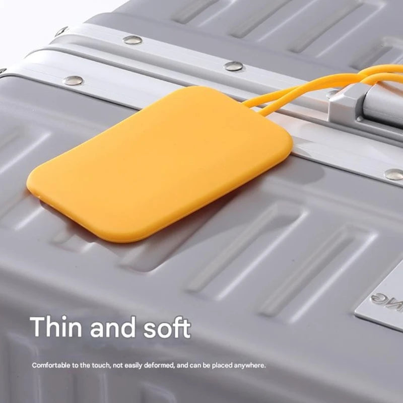 Silicone Airline Luggage Tages for Suitcases Name Labels Suitcase Tages for Travel Bag Case Name Tages Flexible