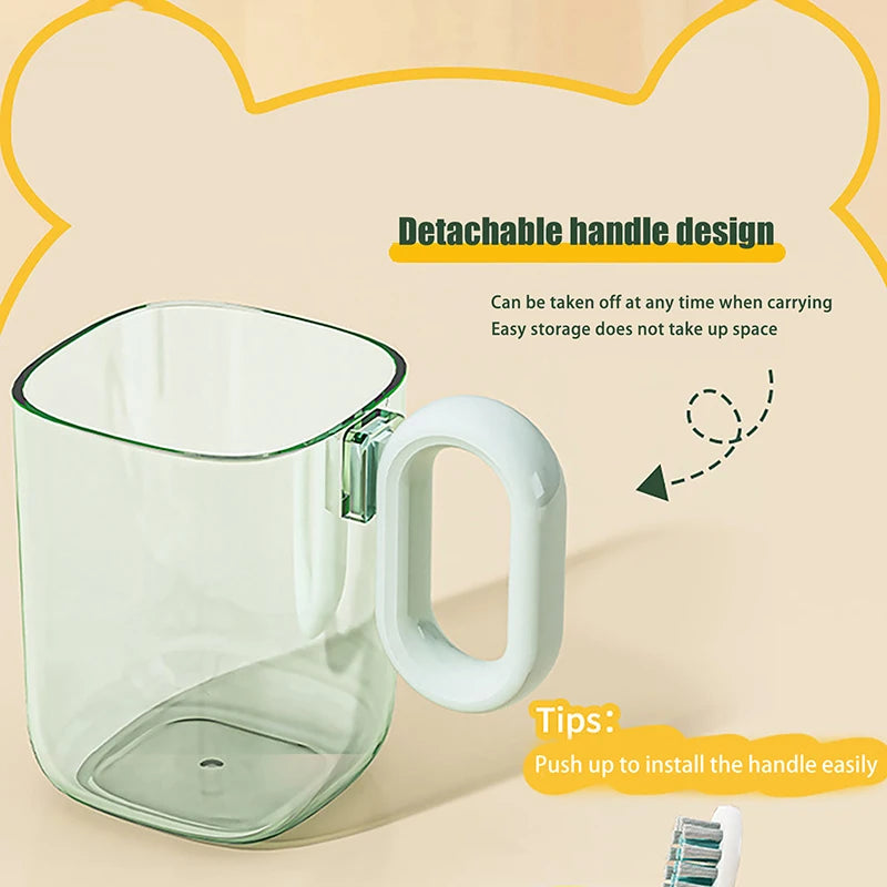 Cartoon Cup Lid Integrated Toothbrush Box Travel Portable Elephant Toothpaste Toothbrush Holder Student Dormitory Holder