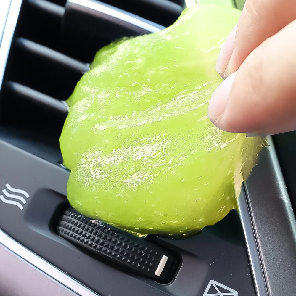 1-5pcs Car Cleaning Gel Reusable Keyboard Cleaner Gel Automobile Air Vent Dust Removal Gel Multiuse Dirt Cleaner Slime Auto