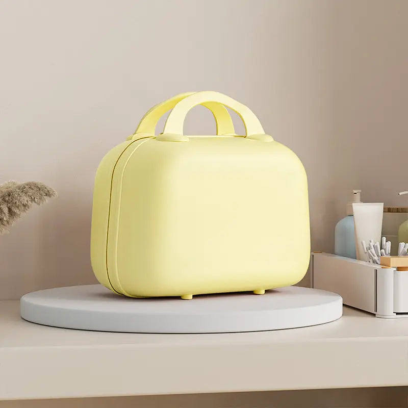 Small Handheld Suitcase Makeup Bag Women's Mini Additional Bag Can Be Hung on Trolley 14-inch Small Case Storage Bag