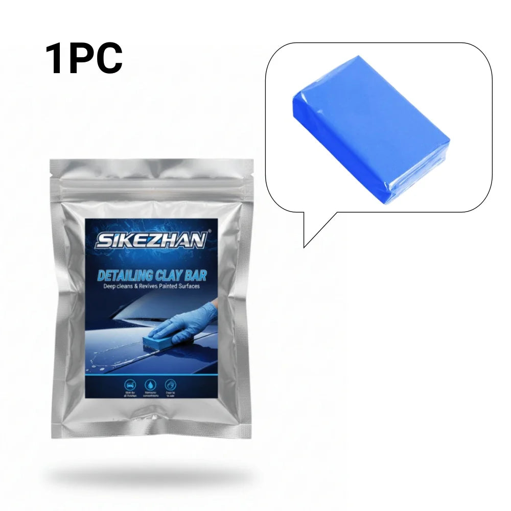 Auto Detailing Clay Bar SIKEZHAN Stain Remover Clay Block Cleans Iron Overspray For Car Motorcycle Paint Surface Restoration