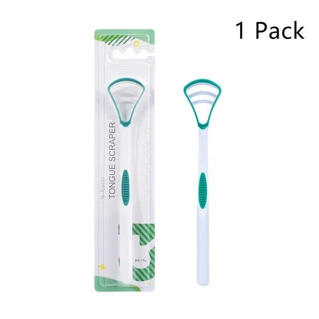 1/6Pcs Pack Tongue Brush Tongue Cleaner Scraper Cleaning Tongue Scraper For Oral Care Oral Hygiene Keep Fresh Breath