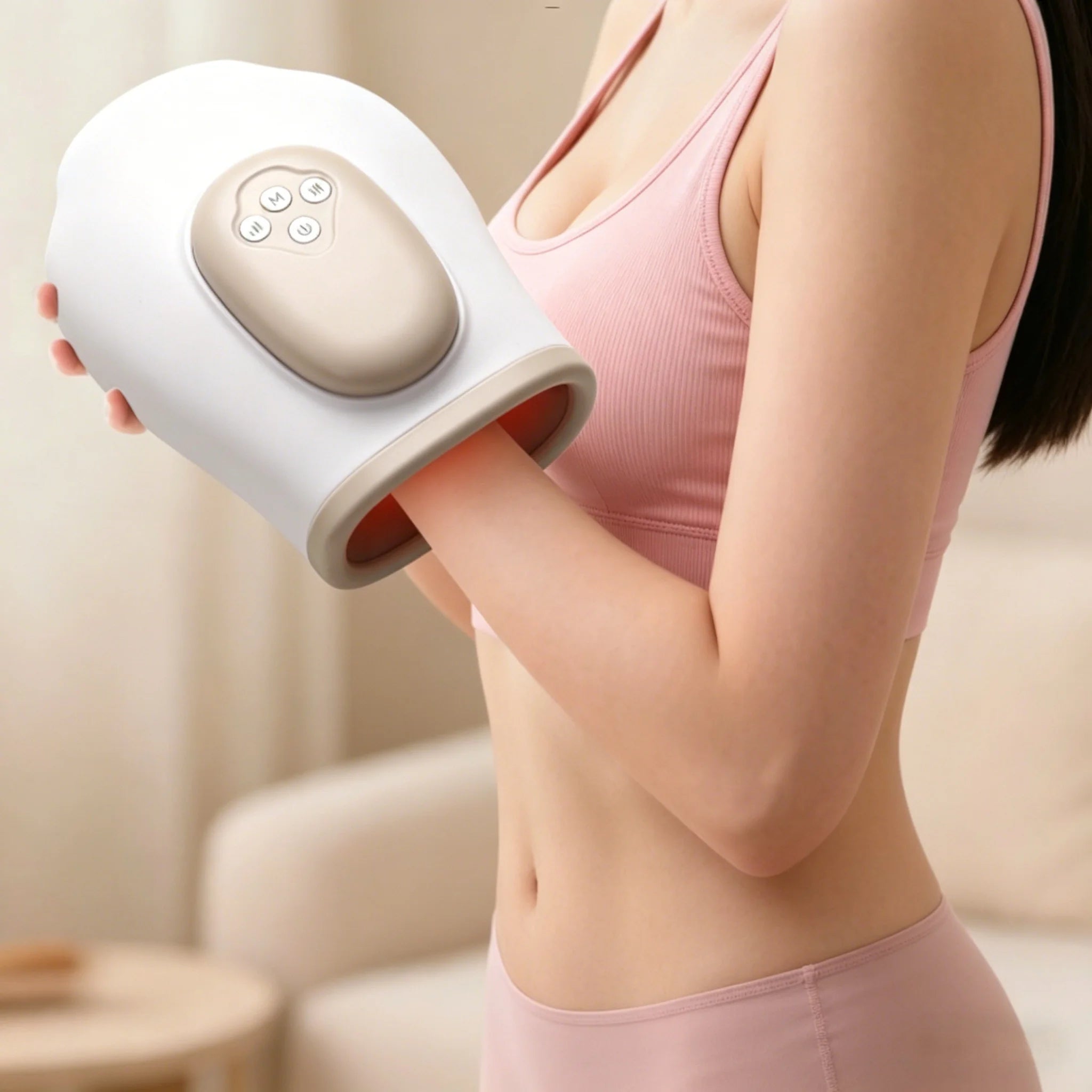 Hand Massager with Airbag Compression Finger Wrist Palm Massage Machine Vibration Glove for Hand Muscle Relax Gift for Men Women