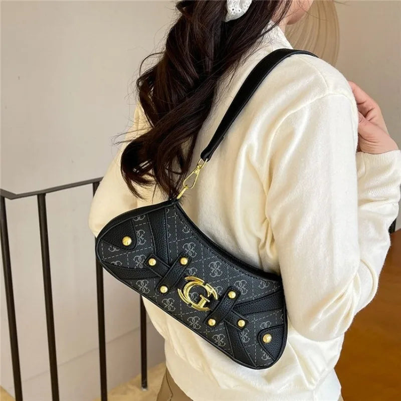 Casual Elegant Diaper Bag For Ladies Leather Handbag Crossbody Vintage Classic Unique Stylish Simple High End Trendy Tote