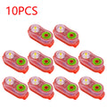 1-10pcs LED Life Jacket Light Energy-Efficient Waterproof Emergency Signal Light Easy Operation Lightweight Outdoor Accessories