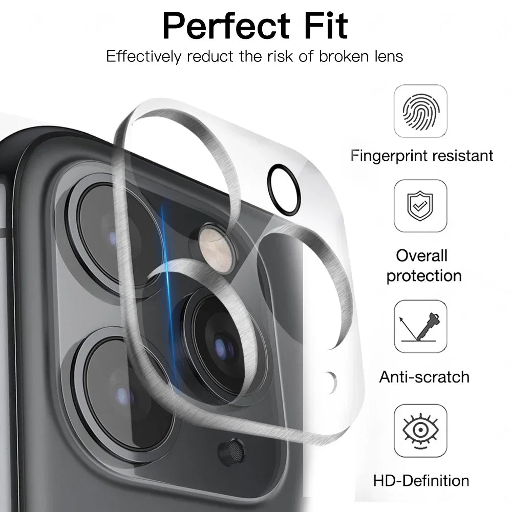 Tempered Glass For iPhone 16 Plus Pro Max Camera Lens Protector Camera Clear Protetcive Film For iPhone16 16PM 16Pro 16Plus 2024