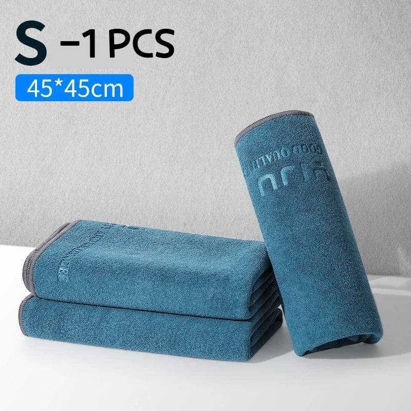 Microfiber Car Wash Towel 42X42cm 75X35cm Lint-Free Car Cleaning Towels Ultra-Soft Drying Cloth Car Detailing Washing Tools