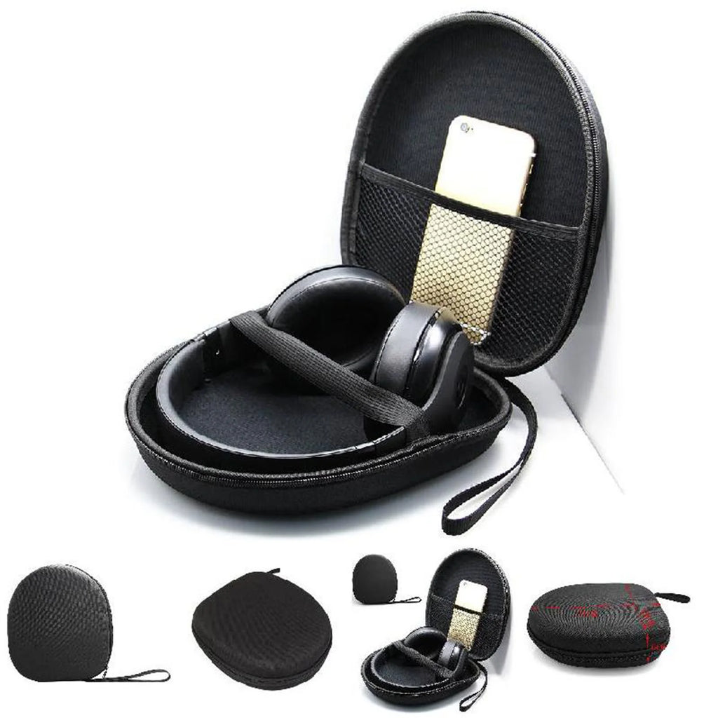 Shockproof Headphone Storage Bag Headset Pouch Headphone Container Travel Supplies for Outdoor Activity Headphone Carrying