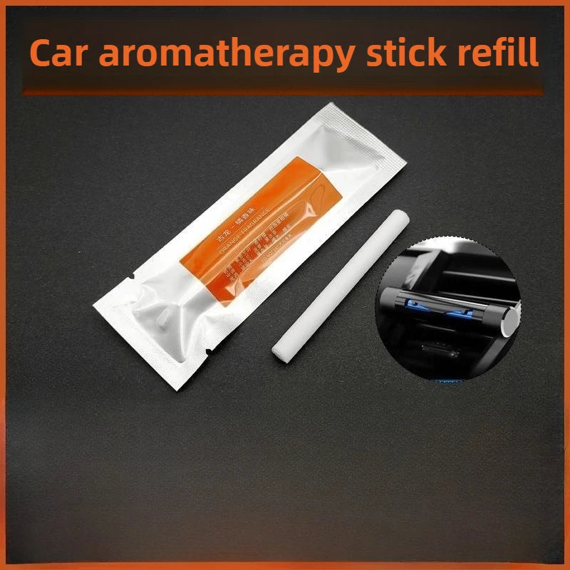 Car Aromatherapy Stick Refill Bar PE Fragrance Replacement Core Car Air Fresheners Refills Cologne Perfume Accessories Lemon