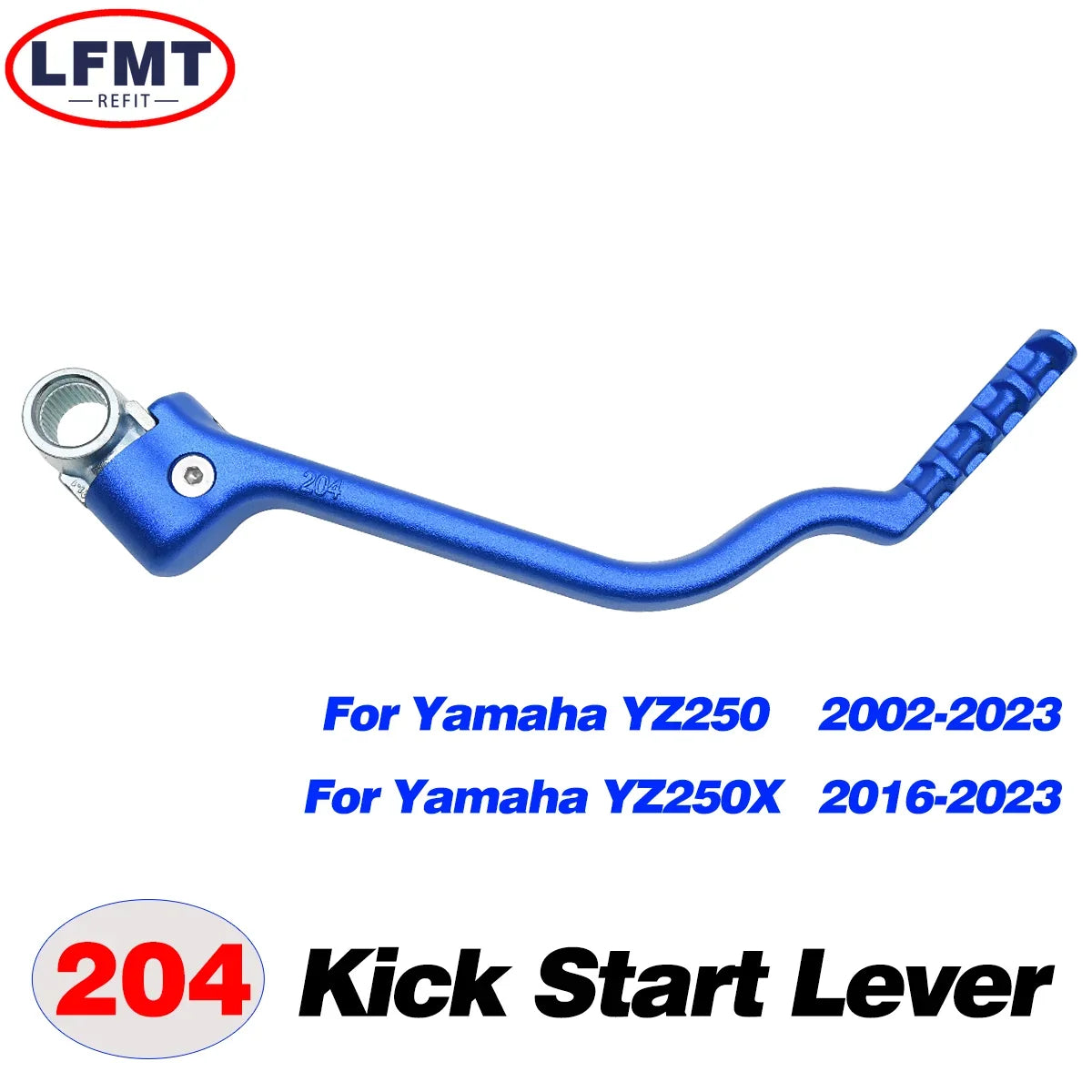 For Yamaha YZ125 YZ250 YZ250X YZ250F YZ450F YZ250FX YZ450FX WR250F WR450F Motorcycle CNC Forged Kick Start Starter Lever Peda