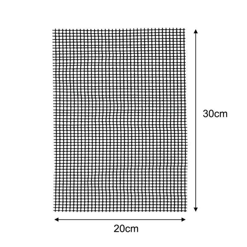 Non-Stick Grid Shape BBQ Mat Cooking Grilling Sheet Liner Fish Vegetable Smoker Grill Mats Barbecue Supplies Tools