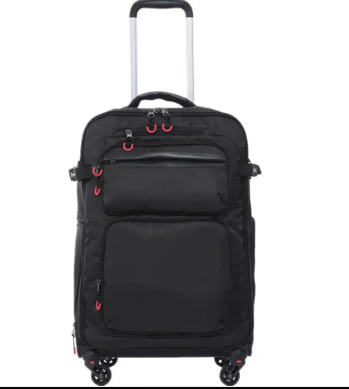 18" 20'' 22" Men Carry on hand luggage Suitcase Rolling luggage Suitcase Cabin Size Men Bussiness Travel Trolley Bag with wheels