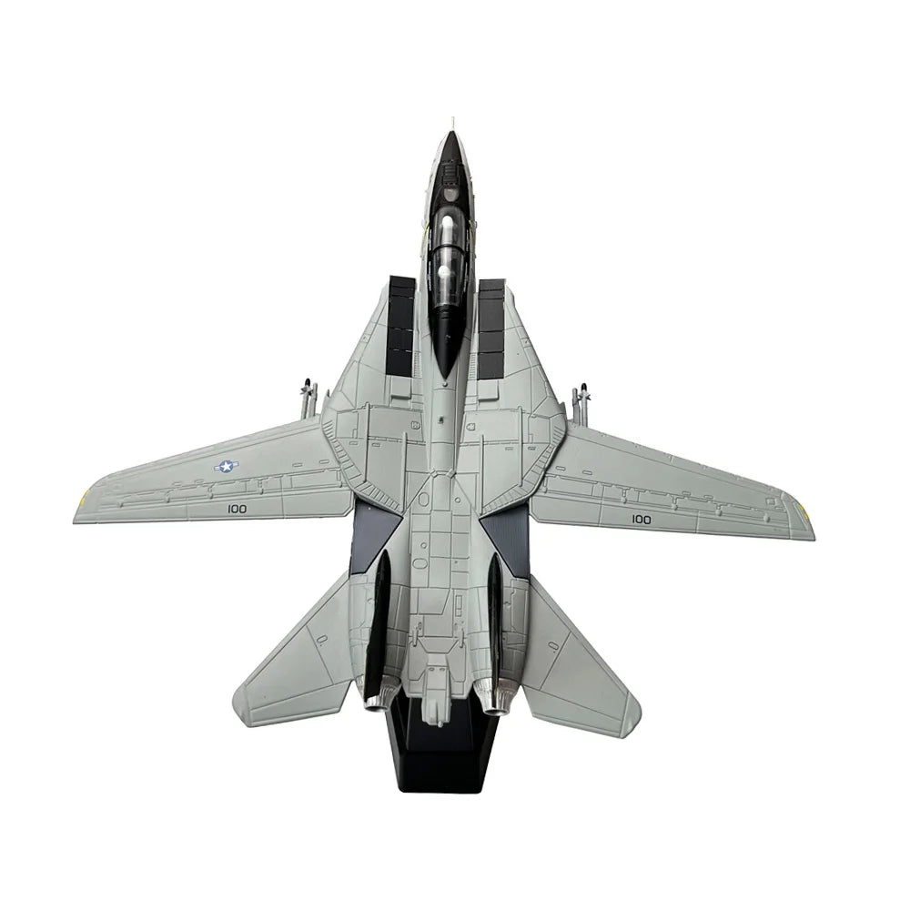 1:100 Scale US F14 F-14 Tomcat Fighter Metal Airplane Plane Aircraft Model Gift