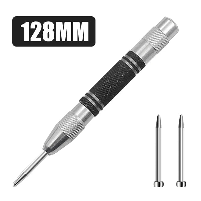 Super Strong Automatic Center Punch Positioning Spring Loaded Adjustable Marker Wood Glass Press Dent Metal Drill