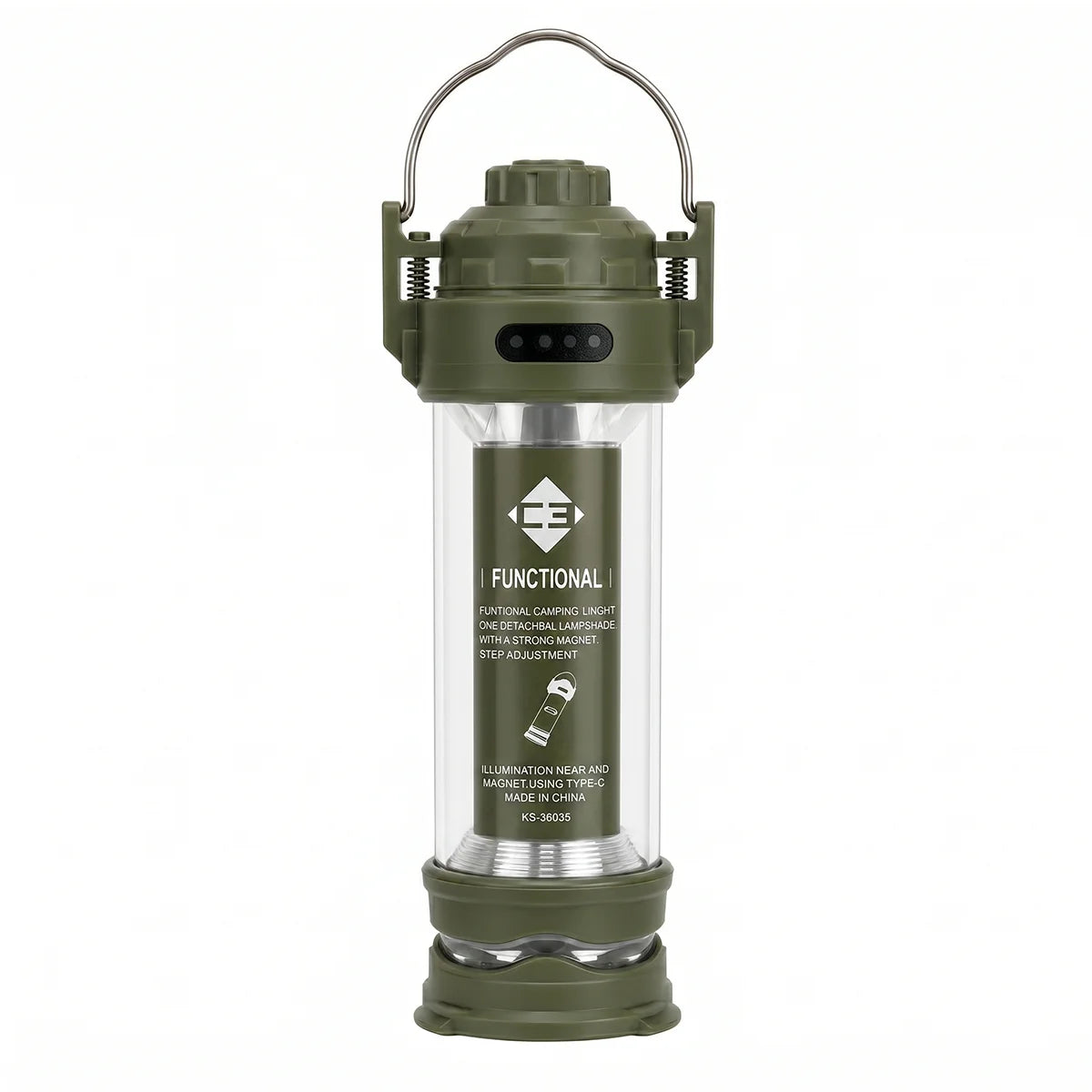 3000mAh C3 Tactical Camping Light Outdoor LED Flashlight Portable Rechargeable Multi functional Tent Camping Light