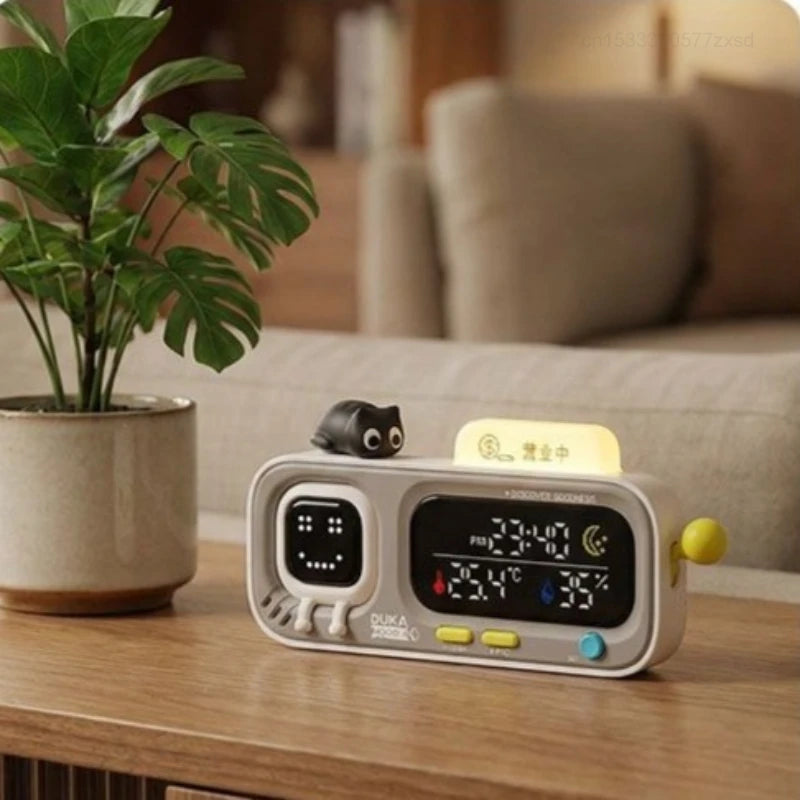 DUKA MOODA Smart Temperature and Humidity Clock TH3 Sensor Electric Digital Hygrometer Home Weather Station Smart Thermometer