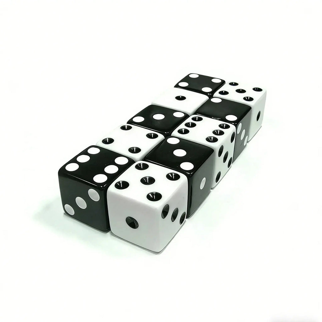 5Pcs/set 25mm Square Corner Point Dice Large Activity Game Props Large Size Stopper Teaching Aid Draw