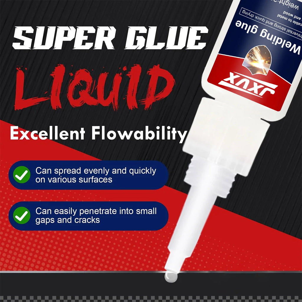 7pcs High Strength Welding Oily Super Glue Universal Clear Non-Marking Repair Adhesive Instant Glue Strong Fast Super Glue