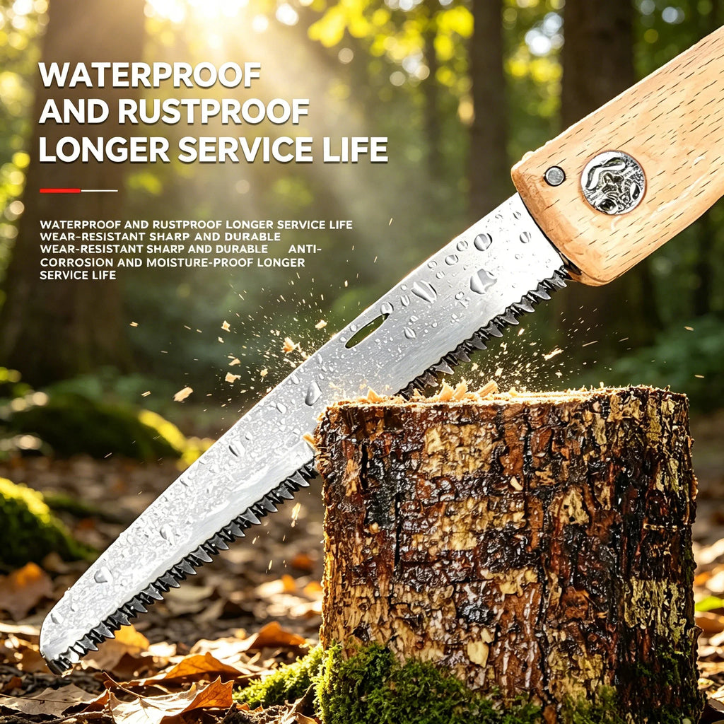 Foldable Mini Hand Saw | Portable Pocket Pull Saw for Woodworking | Small Camping & DIY Crafting Tool