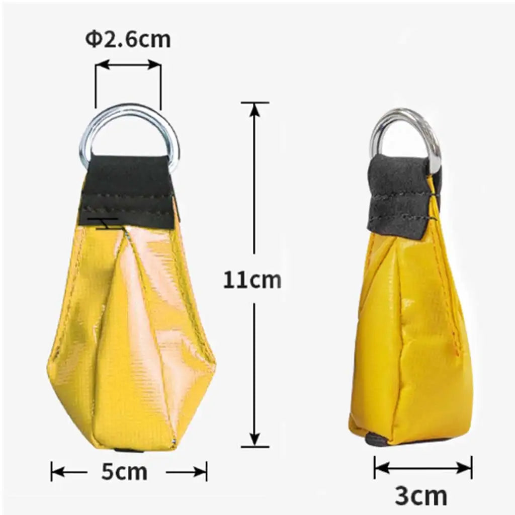 210G Throw Weight Pouch Arborist Tree Climbing Throw Line Mesh Rope Deployment Bag Rock Climbing Caving Outdoor Route Setting