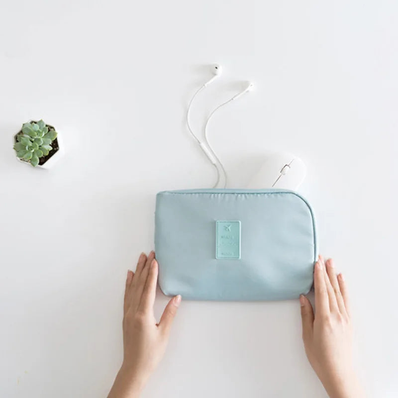 New Portable Kit Case Sponge Storage Bag Digital Gadget Devices USB Cable Earphone Pen Bag Travel Storage Bag for Digital Data