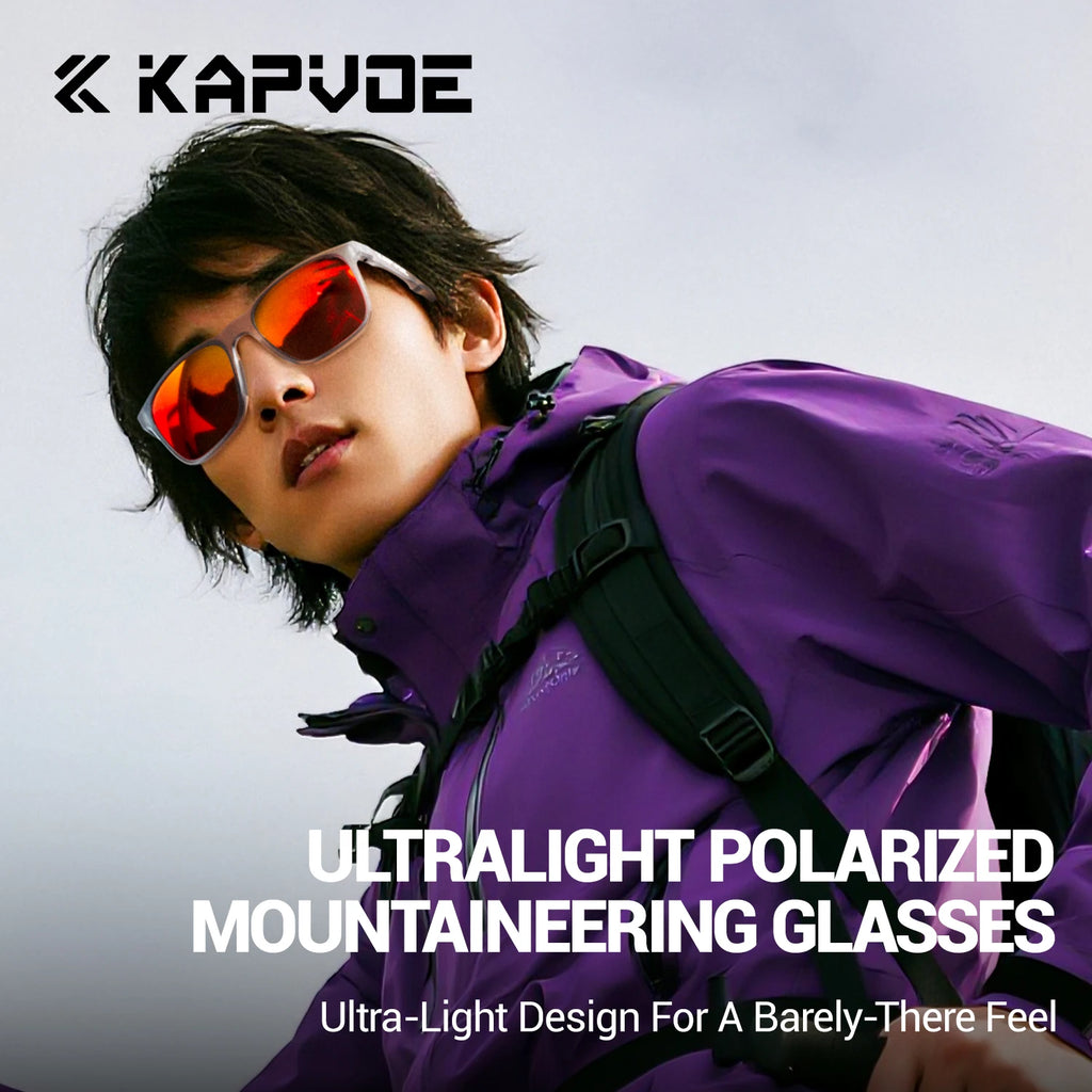 KAPVOE HD UV400 Polarized Sports Sunglasses Outdoor Sun Protection Eyewear Cycling Fishing Driving and Casual Stylish Sunglasses
