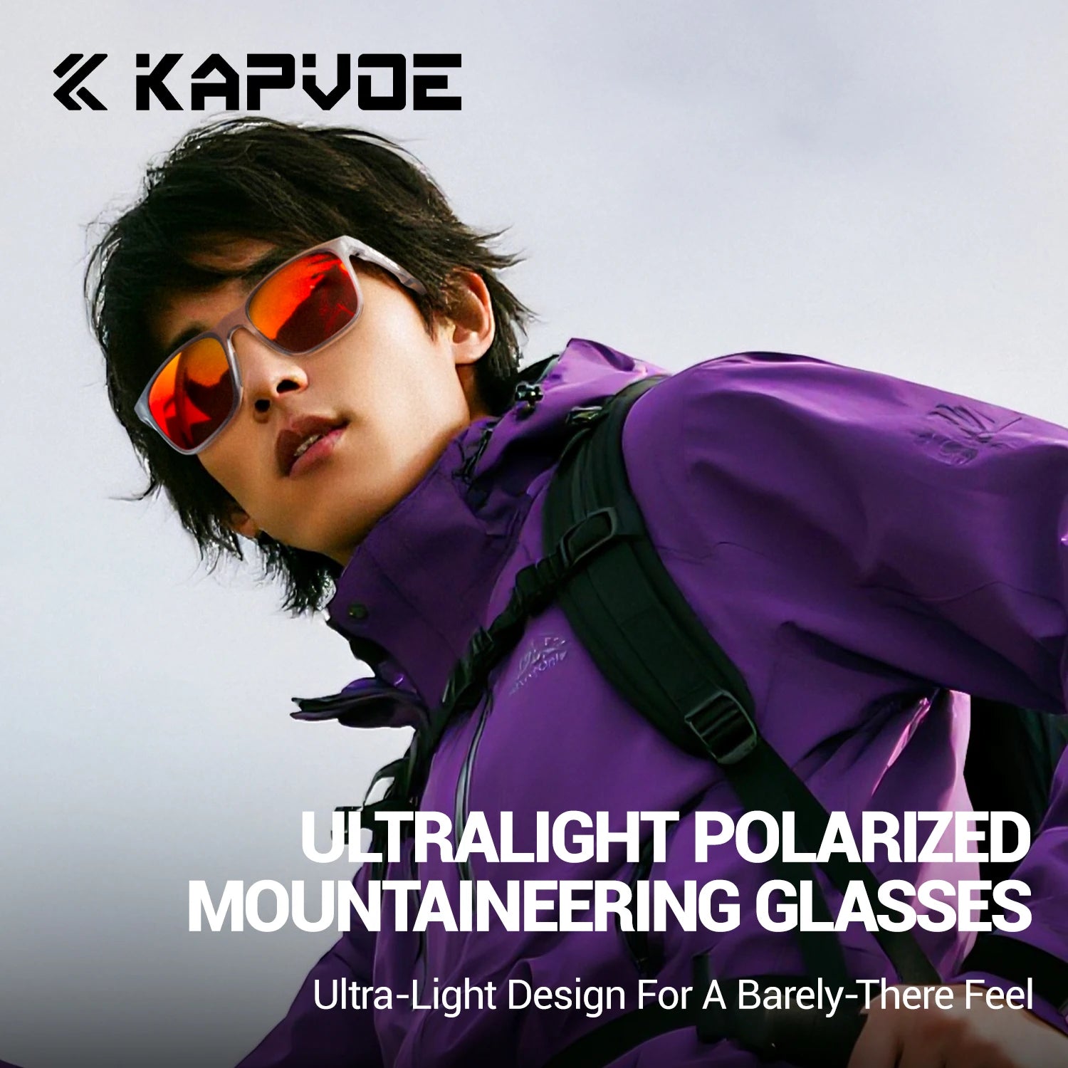 KAPVOE HD UV400 Polarized Sports Sunglasses Outdoor Sun Protection Eyewear Cycling Fishing Driving and Casual Stylish Sunglasses