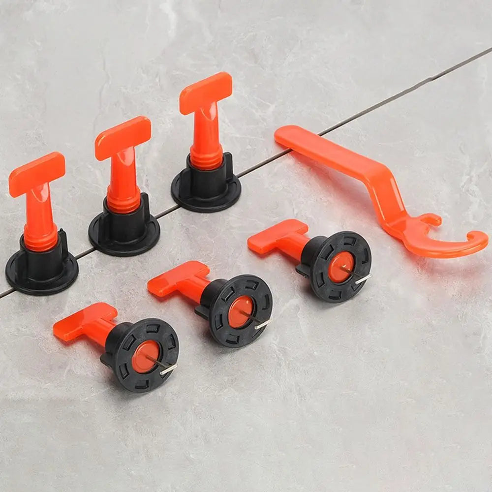 126pcs/151pcs Accessories Floor Leveling Tile Spacers Clips Leveling System Reusable Floor Gap Clips Ceramic Leveling System