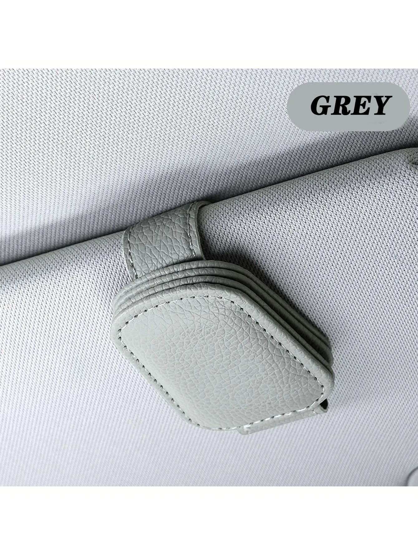 Magnetic Car Sunshade Glasses Clip Multi functional Car Sunglasses Storage Clip Sunglasses Rack Car Interior Decoration Supplies