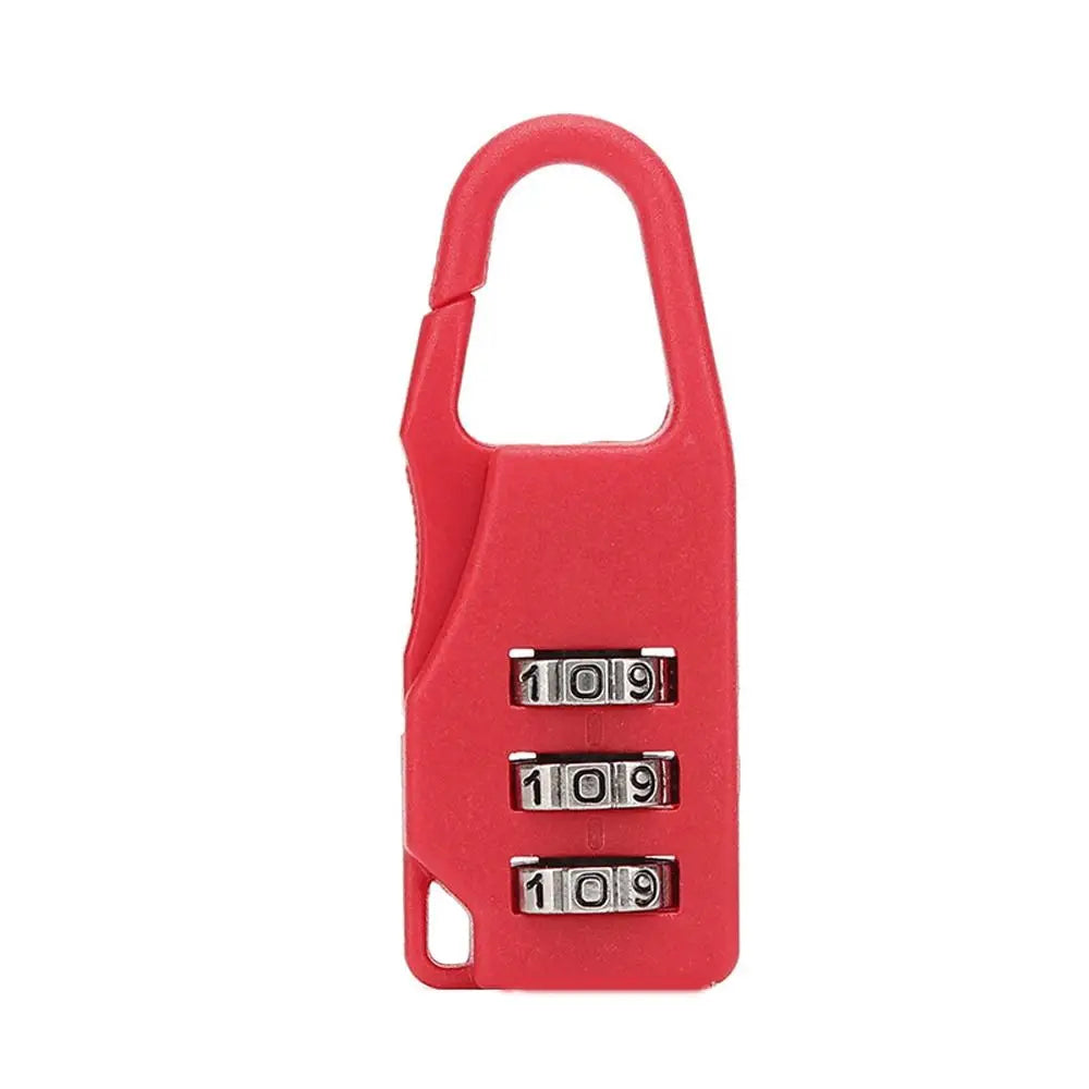 Digit Suitcase Combination Lock Anti-theft Plastic Backpack Combination Lock Safty Drawer Lock Bag Combination Padlock