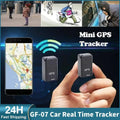 Mini GF07 GPS Car Tracker Real Time Tracking Anti-Theft Anti-lost Key Pet Locator Strong Magnetic Mount SIM Message Positioner