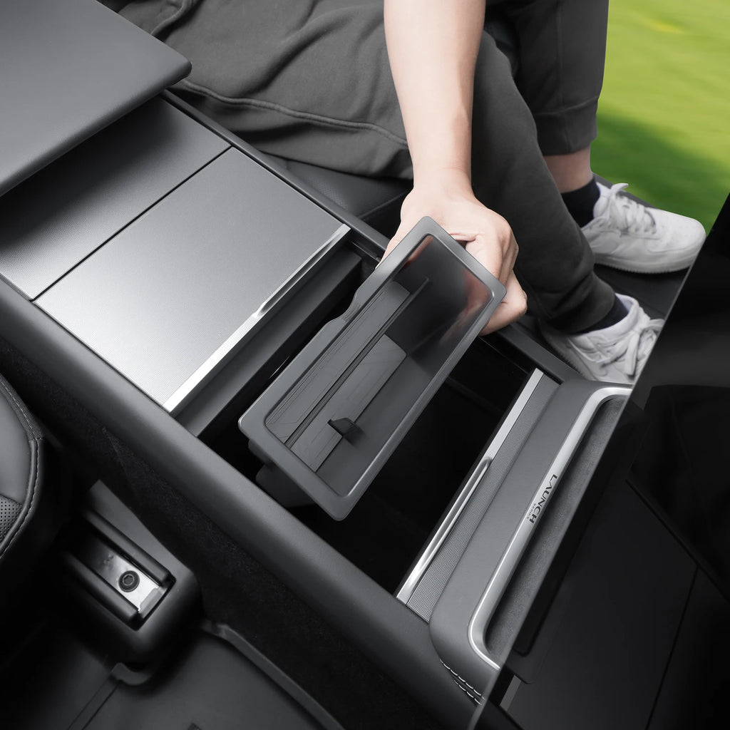 For Tesla central storage box model YL 6-seater armrest box for storing and storing car accessories