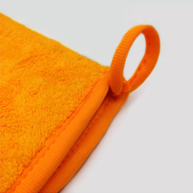 SEAMETAL Car Wash Microfiber Gloves Double Sided Ultra Absorbent Wash Towel Car Sponge Scratch Free Mitt for Car Accessories