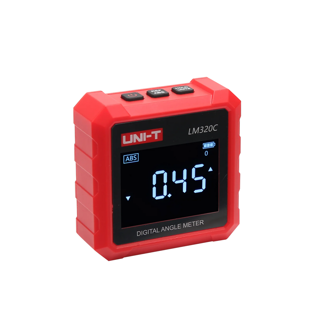 UNI-T LM320C high-precision mini electronic angle meter with magnetic level and angle ruler for measuring slope