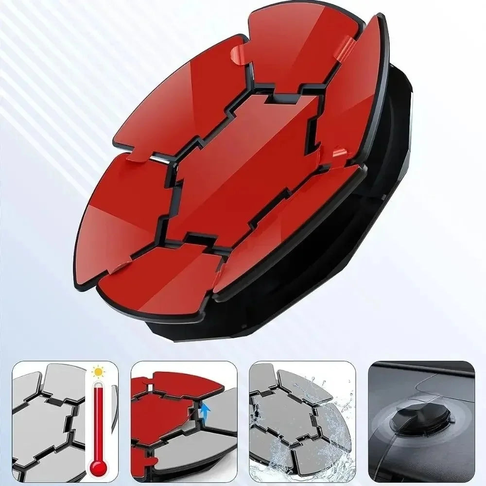 Dashboard Mounting Pad Disk for Suction Cup Car Phone Mount Adhesive Sticky Phone Holder Disc for Curve Car Dashboard Holder Pad