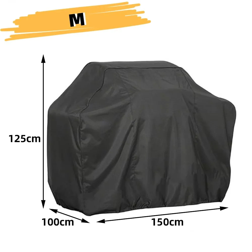 Barbeque Grill Cover Outdoor Dustproof Waterproof Oxford Cloth Multifunctional Dustproof Rainproof Outdoor BBQ Stove Cover