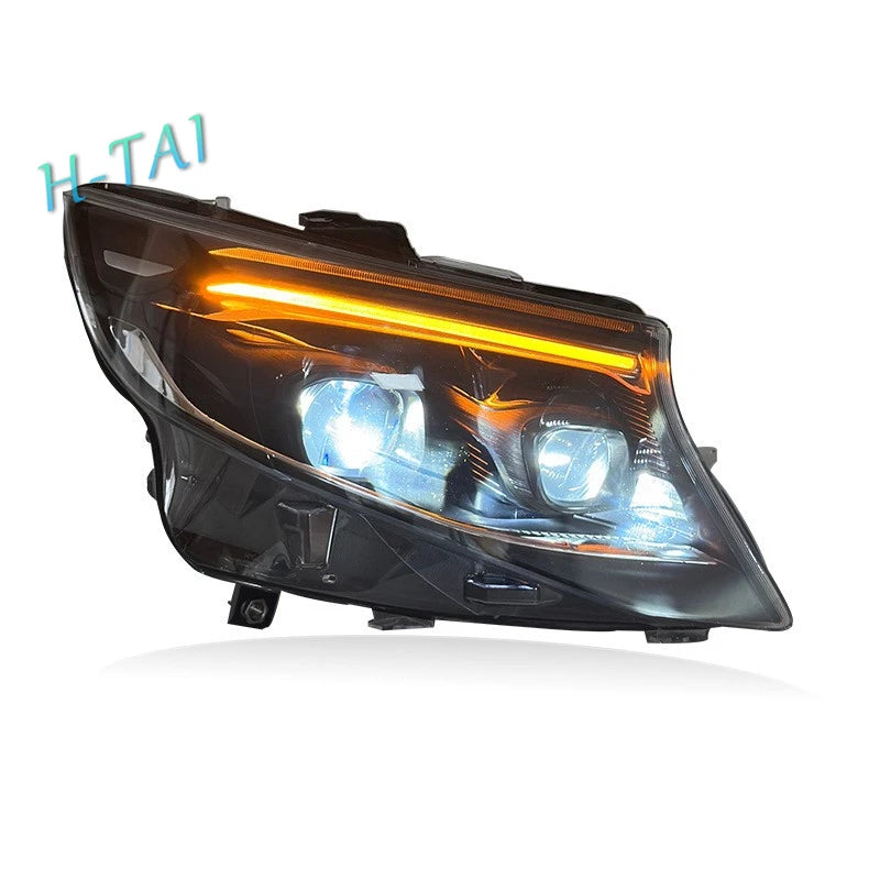 Headlight Assembly For 2016-2017 2018 2019 2020-2025 Mercedes Benz Vito W447 Startup METRIS with Startup Animation，headlight