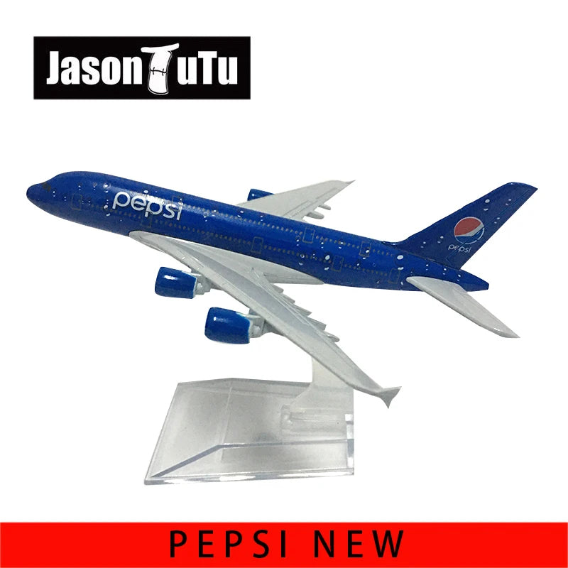 JASON TUTU Russian Airlines Siberia S7 Airplane Model Aeroflot Airbus 320 Aircraft Diecast Model Metal 1/400 Scale Plane Toy