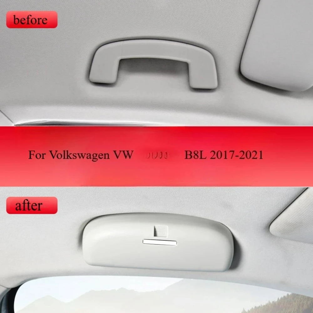 For Volkswagen VW Passat B8 2017-2021 Car Sunglasses Holder Box for Tayron Variant Golf Tiguan Touran L Accessories