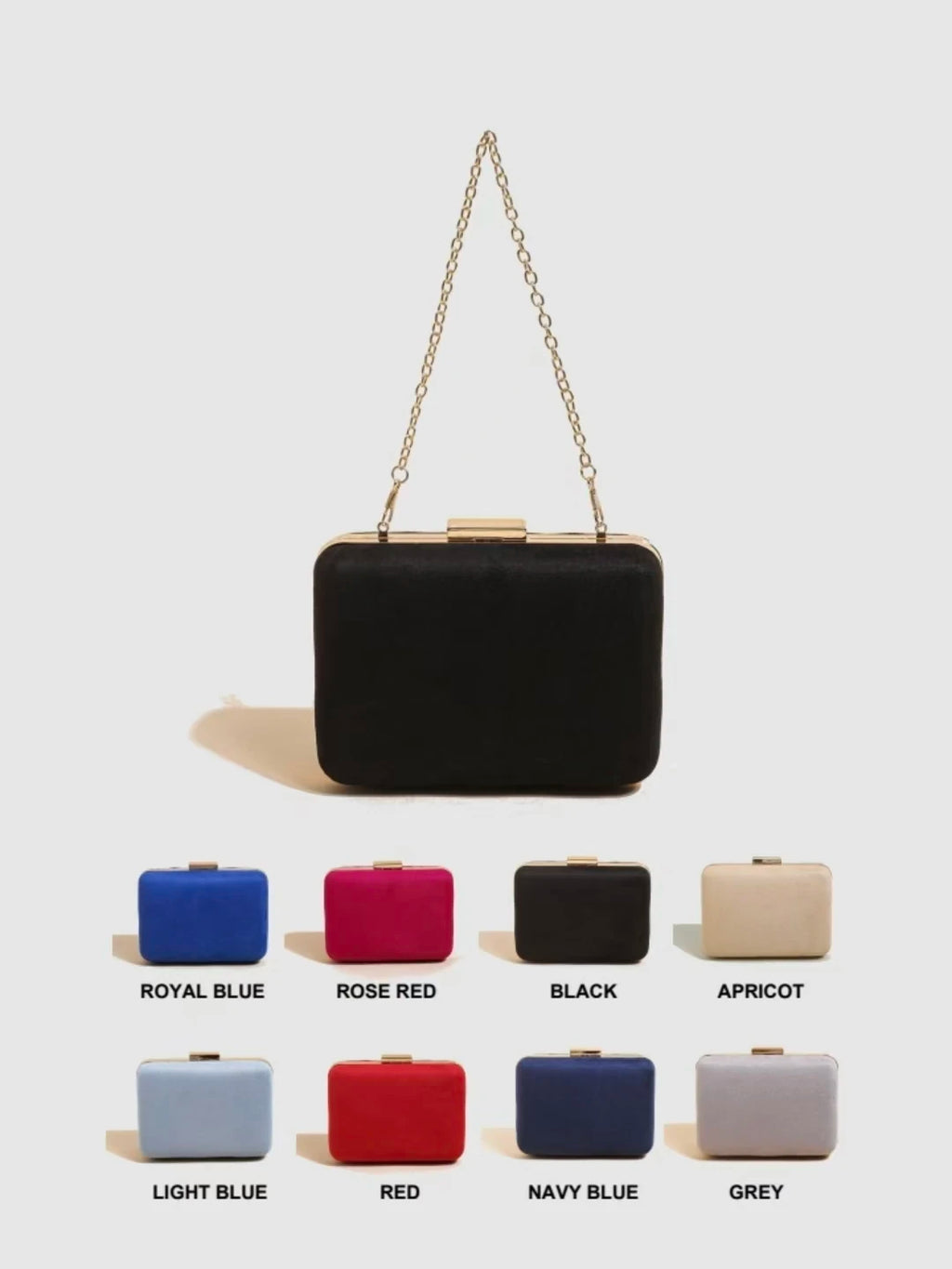 Mini Simpl Elegant Velvet Clutch Evening Bags for Women Formal Wedding Party Clutch Purse Prom