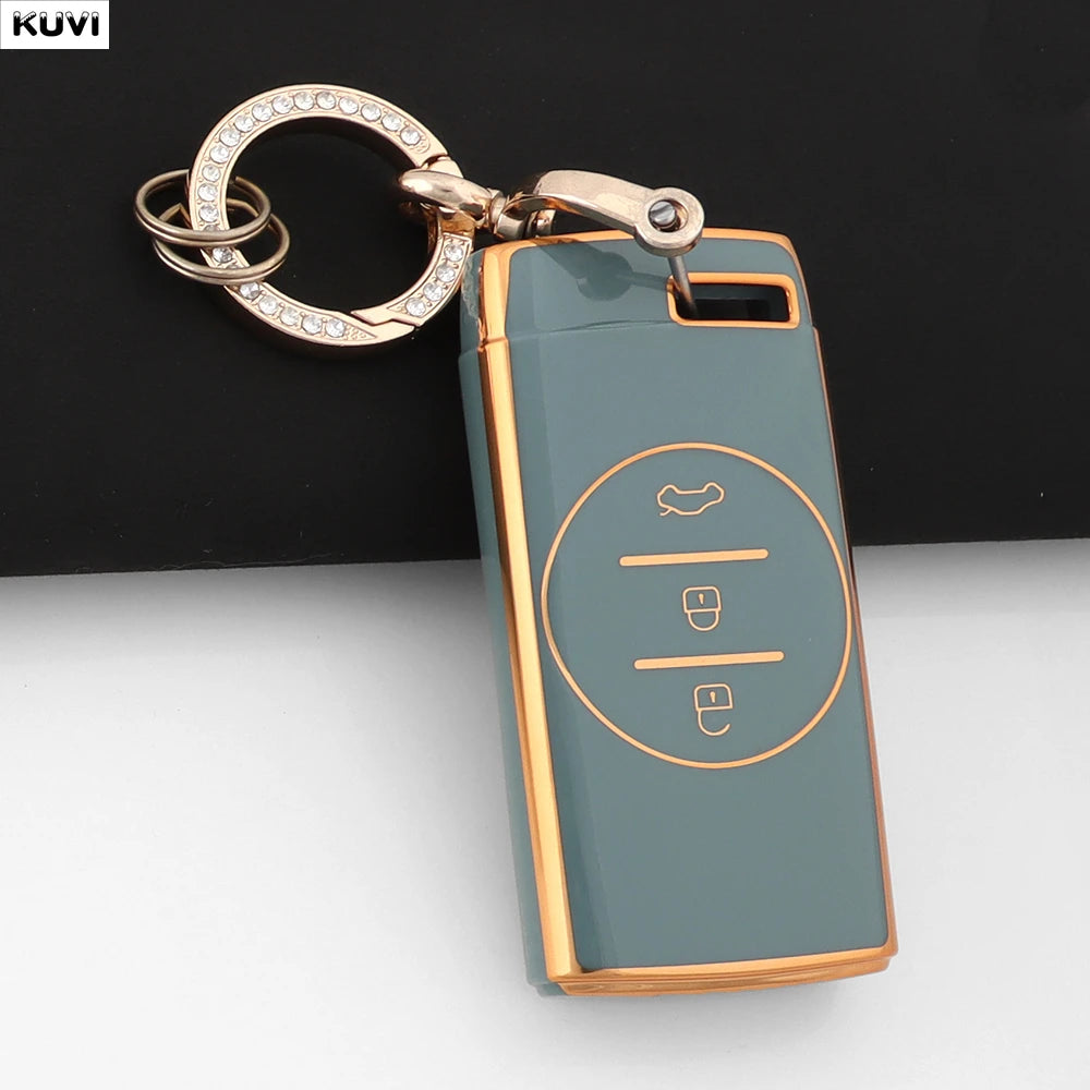 Pink TPU Car Remote Key Case Cover Fob Keychain Shell For Chery Tiggo 7 pro 8 Pro Exeed Tiggo 2 3x Arrizo 5 Pro Gx 5x EQ7 2021