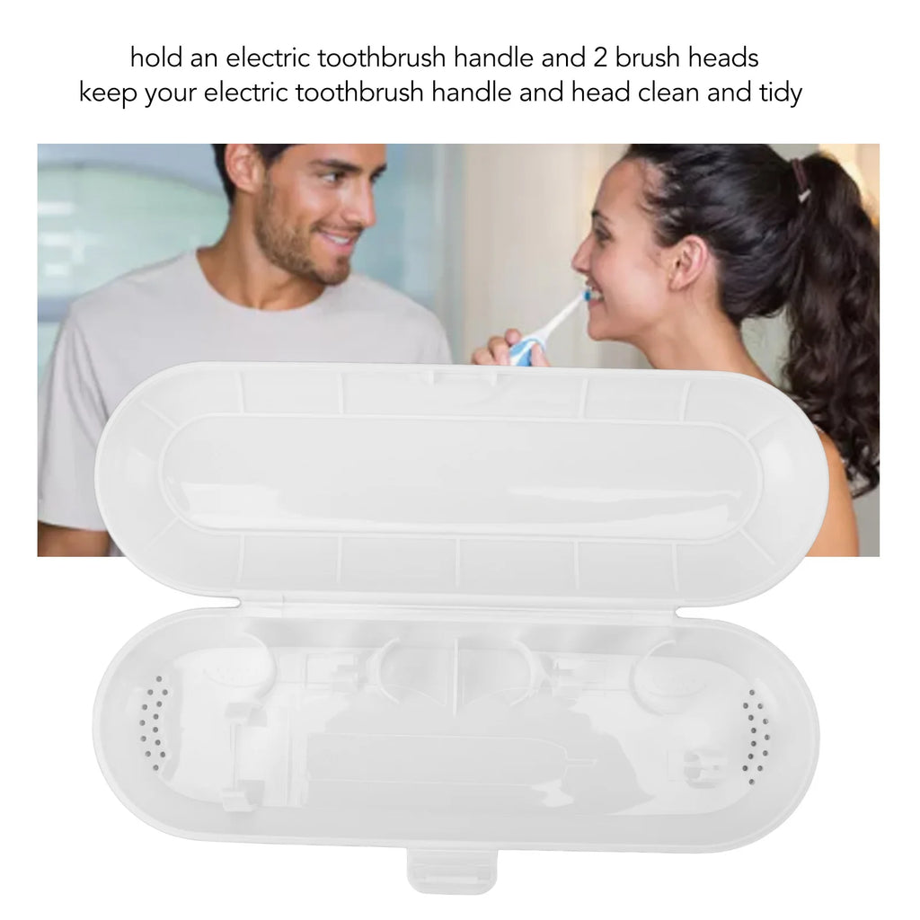 Electric Toothbrush Travel Case Portable Food Grade Plastic Large Capacity Portable Travel Toothbrush Holder