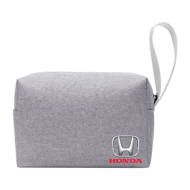 Travel Storage Bag Cable Storage Organizers Pouch Carry bag For Honda Civic 10 11th Jazz City Gen Hrv Fit Accord Mugen RR Forza