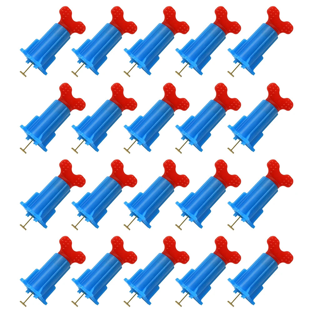 20/40 Pcs Floor Leveler Self Leveling Compound Reusable Tile Installation Leveler Fixing Flat Ceramic Wall Construction Tool
