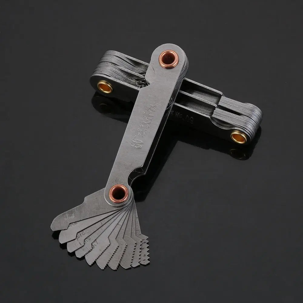 Carbon Steel Measuring 55/60 Degree Screw Pitch Center Measurement Gear Tooth Gauges Thread Plug Gauge