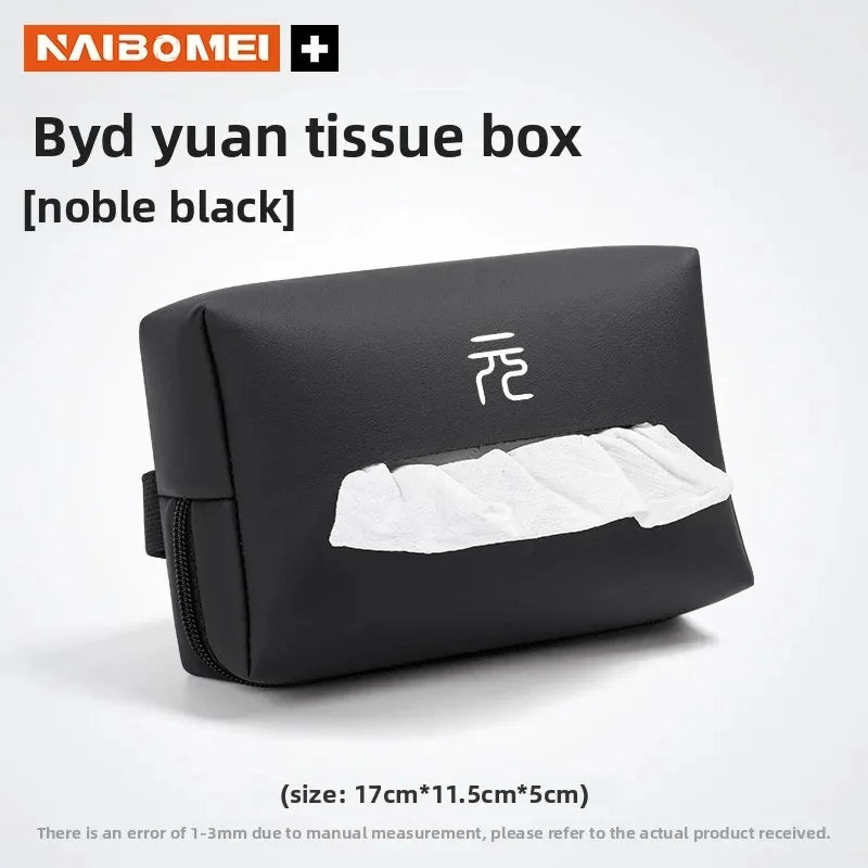Anti-Scratch Car Armrest Tissue Box for BYD Seal Dolphin Yuan Plus Seal U Frigate 07 Tang EV Han EV Song Pro Auto Accessories